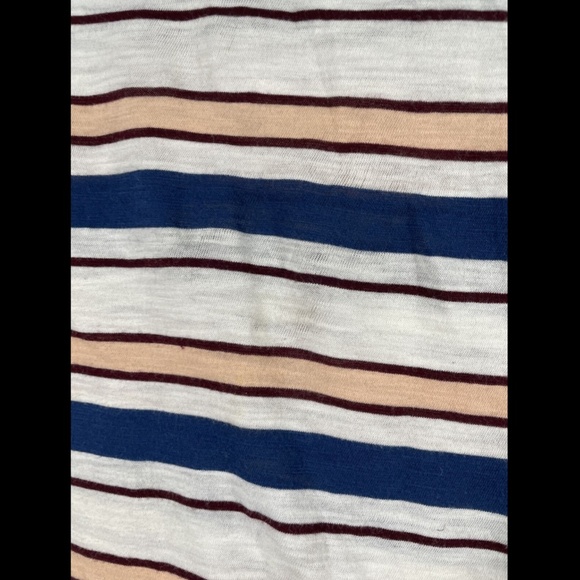 New Madewell Whisper Stripe Ringer Tee Shirt XXL - Picture 9 of 12